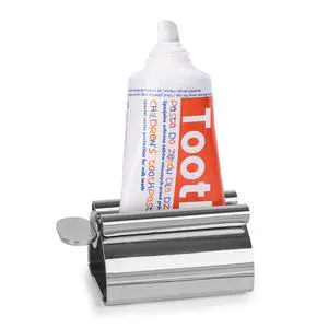 Toothpaste Tube Squeezer Dispenser, 1 PCS Toothpaste Roller | Squeezer Tool Metal Stainless Steel Tooth, Paste Holder for Bathroom, Silver Toothpaste Tube Squeezer Dispenser, 1 PCS Toothpaste Roller | Squeezer Tool Metal Stainless Steel Tooth, Paste Holder for Bathroom, Silver