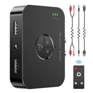 Bluetooth 6.0 Receiver,for Home Stereo AUX Adapter,for Old Wired Speakers/USB Flash Home Audio Music Streaming Stereo System,Dual USB,Dual Link,Changing,Low Latency and HD Audio Bluetooth 6.0 Receiver,for Home Stereo AUX Adapter,for Old Wired Speakers/USB Flash Home Audio Music Streaming Stereo System,Dual USB,Dual Link,Changing,Low Latency and HD Audio