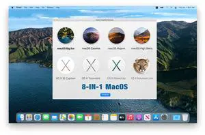 8-in-1 MacOS, Bootable Big SurCatalinaMojaveHigh SierraEl CapitanYosemiteMavericksMountain Lion, USB Drive 3.2, Full Install/Upgrade/Downgrade 8-in-1 MacOS, Bootable Big SurCatalinaMojaveHigh SierraEl CapitanYosemiteMavericksMountain Lion, USB Drive 3.2, Full Install/Upgrade/Downgrade