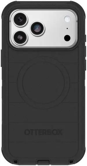 iPhone 17 Pro Max Defender Pro Series Case - Black - Tough, Rugged & Durable iPhone Case, Snaps on MagSafe iPhone 17 Pro Max Defender Pro Series Case - Black - Tough, Rugged & Durable iPhone Case, Snaps on MagSafe