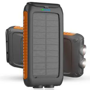 Solar Charger Power Bank 49800mAh, Portable Solar Phone Charger with 2 USB-A & USB-C Ports, 15W Fast Charging for iPhone, Samsung and More, Dual Flashlights for Camping, Travel & Emergency Backup Solar Charger Power Bank 49800mAh, Portable Solar Phone Charger with 2 USB-A & USB-C Ports, 15W Fast Charging for iPhone, Samsung and More, Dual Flashlights for Camping, Travel & Emergency Backup