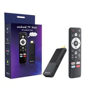 Android TV Stick 4K, NEW TV Stick Android 14.0 2GB RAM 16GB ROM Ultra HD RK3518 CPU Supports Wi-Fi 6 2.4G/5G Wi-Fi Bluetooth 5.0 USB HDR10 with Bluetooth Voice Remote Control, Black 2026 Android TV Stick 4K, NEW TV Stick Android 14.0 2GB RAM 16GB ROM Ultra HD RK3518 CPU Supports Wi-Fi 6 2.4G/5G Wi-Fi Bluetooth 5.0 USB HDR10 with Bluetooth Voice Remote Control, Black 2026
