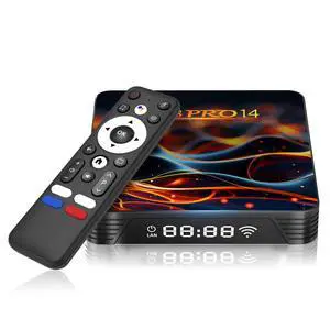 Android TV Box 2026, Android 14 TV Box 2GB 16GB Support 4K 6K 8K WiFi 6, Smart Box for TV with RK3518 Quad-core CPU 2.4G/5.8G Dual-Band WiFi 100M Ethernet Bluetooth 5.0 USB 3.0 Android TV Box 2026, Android 14 TV Box 2GB 16GB Support 4K 6K 8K WiFi 6, Smart Box for TV with RK3518 Quad-core CPU 2.4G/5.8G Dual-Band WiFi 100M Ethernet Bluetooth 5.0 USB 3.0