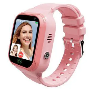 4G Kids Smart Watch GPS Tracker, Boys Girls Kids Smartwatches Phone Watch Video Call SOS Emergency Alarm Voice Chat Game and Touch Screen Tracking Smartwatch for Age 4-12 (Pink) 4G Kids Smart Watch GPS Tracker, Boys Girls Kids Smartwatches Phone Watch Video Call SOS Emergency Alarm Voice Chat Game and Touch Screen Tracking Smartwatch for Age 4-12 (Pink)