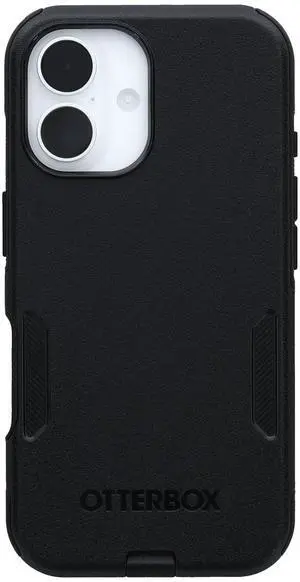iPhone 16 Commuter Series Case - Black, Thin & Protective iPhone Case, Dual-Layer, Impact Absorbing iPhone Case iPhone 16 Commuter Series Case - Black, Thin & Protective iPhone Case, Dual-Layer, Impact Absorbing iPhone Case