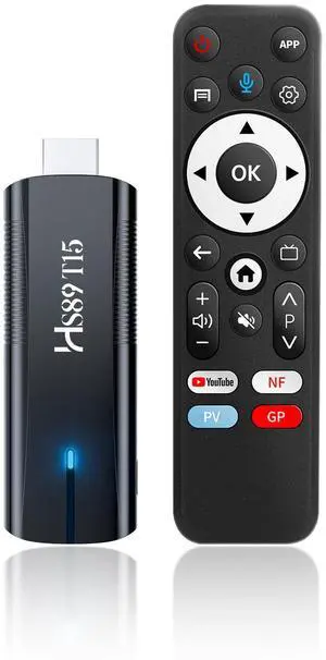 Android 14.0 TV Stick 2026, HS89 T15 Android TV Stick 4K 2GB RAM 16GB ROM with RK3539 Quad-Core, Support Screen Mirroring 2.4G /5G Dual-Band Wifi6 BT5.4 Voice Remote for Smart TV Android 14.0 TV Stick 2026, HS89 T15 Android TV Stick 4K 2GB RAM 16GB ROM with RK3539 Quad-Core, Support Screen Mirroring 2.4G /5G Dual-Band Wifi6 BT5.4 Voice Remote for Smart TV