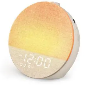 Sunrise Alarm Clock White Noise Machine | Natural Wake-Up Light for Bedroom with 30 Soothing Sleep Aids, Bluetooth Speaker, Dimmable Clock, Screen-Free Design for Baby Adults Kids-Khaki Sunrise Alarm Clock White Noise Machine | Natural Wake-Up Light for Bedroom with 30 Soothing Sleep Aids, Bluetooth Speaker, Dimmable Clock, Screen-Free Design for Baby Adults Kids-Khaki