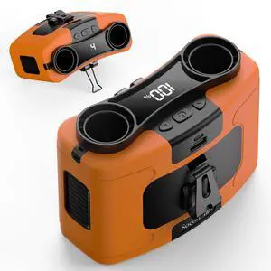 Socool 20000mAh Portable Waist Fan Clip on Wearable Belt Personal Fan Rechargeable, 40H Cooling Battery Operated with 10 Speeds & Dual Air Outlets, Neck Fans Hanging for Outdoor Jobsite Camping Socool 20000mAh Portable Waist Fan Clip on Wearable Belt Personal Fan Rechargeable, 40H Cooling Battery Operated with 10 Speeds & Dual Air Outlets, Neck Fans Hanging for Outdoor Jobsite Camping