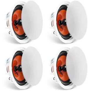 4 PCs 8 Inch in Ceiling Speakers, 400W Flush Mount Ceiling & in-Wall Speakers System with 8" Woofer,1" Tweeter, for Home Kitchen Living Room Bedroom or Covered Outdoor Porches 4 PCs 8 Inch in Ceiling Speakers, 400W Flush Mount Ceiling & in-Wall Speakers System with 8" Woofer,1" Tweeter, for Home Kitchen Living Room Bedroom or Covered Outdoor Porches