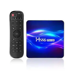 8K TV Box Android 14.0 RK3566 Chipset, 2026 2K 4K@60FPS Android Box 4GB RAM 32GB ROM Support Ethernet 1000M LAN Dual-WiFi 6 2.4G/5.8G 3D HDR10+ BT5.0 Smart TV Box with IR Remote Control HS86 PRO20 8K TV Box Android 14.0 RK3566 Chipset, 2026 2K 4K@60FPS Android Box 4GB RAM 32GB ROM Support Ethernet 1000M LAN Dual-WiFi 6 2.4G/5.8G 3D HDR10+ BT5.0 Smart TV Box with IR Remote Control HS86 PRO20