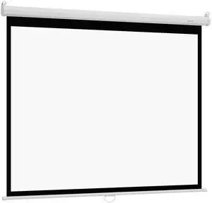Manual Projector Screen, 72 inch 4:3 4K 1080 HD Retractable Pull Down Projector Screen, Wall Mounted Movie Projection with Pull Rope, Portable Display Projectoin for Family Home Office Theater Manual Projector Screen, 72 inch 4:3 4K 1080 HD Retractable Pull Down Projector Screen, Wall Mounted Movie Projection with Pull Rope, Portable Display Projectoin for Family Home Office Theater
