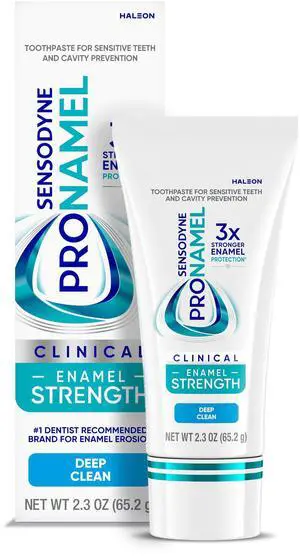 Clinical Enamel Strength Toothpaste, Deep Clean, 2.3 oz Clinical Enamel Strength Toothpaste, Deep Clean, 2.3 oz