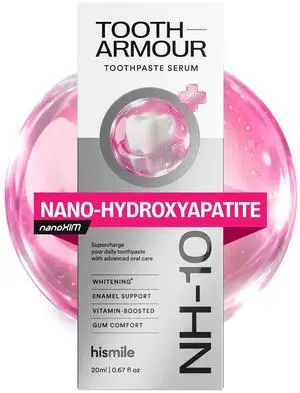 Tooth Armor Nano-Hydroxyapatite Remineralizing Toothpaste Enamel Repair, Sensitivity Relief, Whitening & Cavity Protection | 20 ml Tooth Armor Nano-Hydroxyapatite Remineralizing Toothpaste Enamel Repair, Sensitivity Relief, Whitening & Cavity Protection | 20 ml