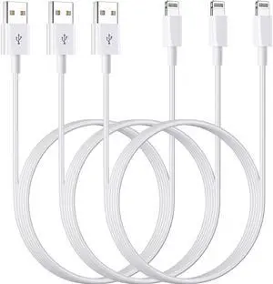 iPhone Charger Cable 3FT 3Pack Apple MFi Certified Braided Lightning Cord iPhone Charger Cable 3FT 3Pack Apple MFi Certified Braided Lightning Cord