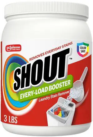 In-Wash Every-Load Booster Laundry Stain Remover, Bleach-Free & Color Safe, HE Compatible, Removes Grass, Coffee, Juice & Other Tough Stains, 3 lb In-Wash Every-Load Booster Laundry Stain Remover, Bleach-Free & Color Safe, HE Compatible, Removes Grass, Coffee, Juice & Other Tough Stains, 3 lb