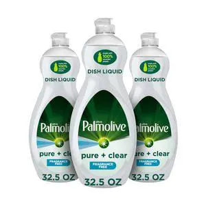 Ultra Dishwashing Liquid Dish Soap, Pure + Clear Fragrance Free - 32.5 Fluid Ounce (Packaging may vary) (Pack of 3) Ultra Dishwashing Liquid Dish Soap, Pure + Clear Fragrance Free - 32.5 Fluid Ounce (Packaging may vary) (Pack of 3)