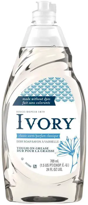 Ivory Classic Dish Soap, Dishwashing Liquid, Original 709ML / 24 FL Oz Ivory Classic Dish Soap, Dishwashing Liquid, Original 709ML / 24 FL Oz