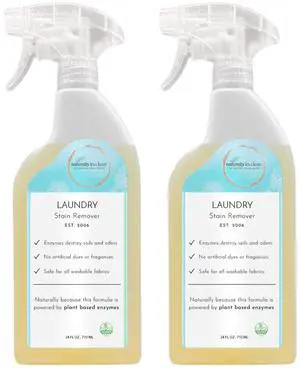 Enzymatic Laundry Stain Remover Spray RTU 24 oz Bottles x 2 Pack Enzymatic Laundry Stain Remover Spray RTU 24 oz Bottles x 2 Pack