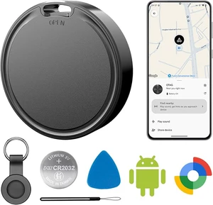 Air Tags for Android,Air Tags-1 Pack Android,Air Tracker Tags with 1 Case,2 Year Battery Life,Google Find Trackers for Google'S Find Hub App,IP65 Waterproof Luggage Tracker Tags for Keys Air Tags for Android,Air Tags-1 Pack Android,Air Tracker Tags with 1 Case,2 Year Battery Life,Google Find Trackers for Google'S Find Hub App,IP65 Waterproof Luggage Tracker Tags for Keys