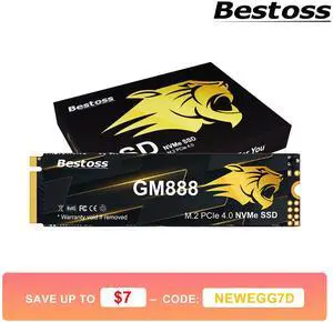 Bestoss NVMe M.2 SSD PCIe 4.0 1TB m.2 2280 Internal Solid State Hard Drive, Read UP to 7000MB/s
for Gaming Expansion, High Performance SSD Bestoss NVMe M.2 SSD PCIe 4.0 1TB m.2 2280 Internal Solid State Hard Drive, Read UP to 7000MB/s
for Gaming Expansion, High Performance SSD
