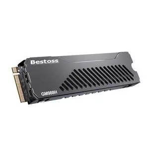 Bestoss 512GB PCIe Gen 4.0 x 4 NVMe M.2 2280 SSD with Heatsink, Up to 7000MB/s, PS5 Compatible Storage Expansion, SLC Cache & HMB, Internal Gaming Solid State for Gamers, Video Editors & AI Creators Bestoss 512GB PCIe Gen 4.0 x 4 NVMe M.2 2280 SSD with Heatsink, Up to 7000MB/s, PS5 Compatible Storage Expansion, SLC Cache & HMB, Internal Gaming Solid State for Gamers, Video Editors & AI Creators