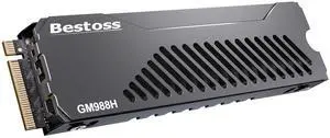 Bestoss 2TB PCIe Gen 4.0 x 4 NVMe M.2 2280 SSD with Heatsink, Up to 7000MB/s, PS5 Compatible Storage Expansion, SLC Cache & HMB, Internal Gaming Solid State for Gamers, Video Editors & AI Creators Bestoss 2TB PCIe Gen 4.0 x 4 NVMe M.2 2280 SSD with Heatsink, Up to 7000MB/s, PS5 Compatible Storage Expansion, SLC Cache & HMB, Internal Gaming Solid State for Gamers, Video Editors & AI Creators
