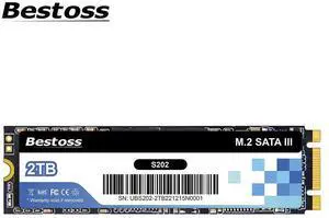 Bestoss M.2 SATA III 6Gb/s NGFF 256GB SSD 3D NAND Solid State Drive M2 2280, Dynamic SLC Cache, Read Speed up to 550MB/s, Compatible with Laptop and PC Desktop 256GB Bestoss M.2 SATA III 6Gb/s NGFF 256GB SSD 3D NAND Solid State Drive M2 2280, Dynamic SLC Cache, Read Speed up to 550MB/s, Compatible with Laptop and PC Desktop 256GB