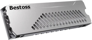 Bestoss SSD Heatsink Cooler M.2 SSD NVMe or SATA 2280 Aluminum Radiator with Double-Sided Thermal Pad for PS5 Desktop PC Computer Silver Bestoss SSD Heatsink Cooler M.2 SSD NVMe or SATA 2280 Aluminum Radiator with Double-Sided Thermal Pad for PS5 Desktop PC Computer Silver
