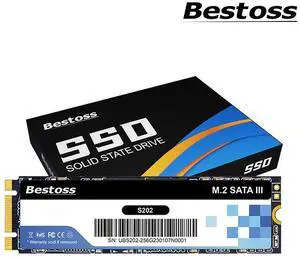 Bestoss M.2 SATA III 6Gb/s NGFF 256GB SSD 3D NAND Solid State Drive M2 2280, Dynamic SLC Cache, Read Speed up to 550MB/s, Compatible with Laptop and PC Desktop 256GB Bestoss M.2 SATA III 6Gb/s NGFF 256GB SSD 3D NAND Solid State Drive M2 2280, Dynamic SLC Cache, Read Speed up to 550MB/s, Compatible with Laptop and PC Desktop 256GB