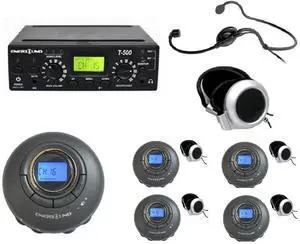 Enersound 5-Person Interpretation Translation System - US-Based 3-Year Warranty and Free Phone Support - Ideal for Church Schools Presentations Conferences. Enersound 5-Person Interpretation Translation System - US-Based 3-Year Warranty and Free Phone Support - Ideal for Church Schools Presentations Conferences.