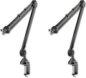 RODE PSA 1 Professional Desk-Mounted Studio Boom Arm Pair for Two-Person Podcasting and Streaming - Bundled with StreamEye Polishing Cloth RODE PSA 1 Professional Desk-Mounted Studio Boom Arm Pair for Two-Person Podcasting and Streaming - Bundled with StreamEye Polishing Cloth