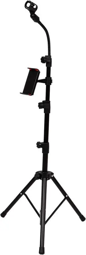 Hemoton Tripod Base Height Adjustable Mic Holder for Stage Home Concert Universal Clip for/Mics Hemoton Tripod Base Height Adjustable Mic Holder for Stage Home Concert Universal Clip for/Mics