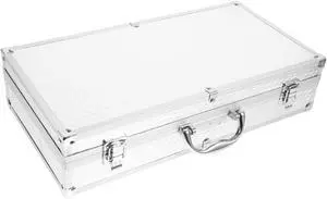 Aluminum Alloy Handheld Microphone Box Slots Interview Mic Case Protective Podmic Travel Case Aluminum Alloy Handheld Microphone Box Slots Interview Mic Case Protective Podmic Travel Case