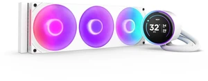 NZXT Kraken Elite 360 RGB 2024 - AIO CPU Liquid Cooler - 360mm Radiator - F360 RGB Core Fan - Customizable 2.72" IPS LCD - NZXT Turbine Pump - AMD® AM5, AM4 - Intel® LGA 1851/1700, 1200/115X - White NZXT Kraken Elite 360 RGB 2024 - AIO CPU Liquid Cooler - 360mm Radiator - F360 RGB Core Fan - Customizable 2.72" IPS LCD - NZXT Turbine Pump - AMD® AM5, AM4 - Intel® LGA 1851/1700, 1200/115X - White