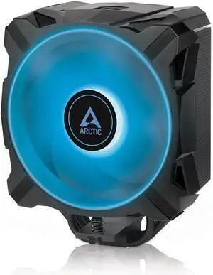 ARCTIC Freezer A35 RGB - Single Tower CPU Cooler with RGB, AMD Specific, Pressure Optimized 120 mm P-Fan, 2001700 RPM, 4 Heat Pipes, incl. MX-5 Thermal Paste - Black ARCTIC Freezer A35 RGB - Single Tower CPU Cooler with RGB, AMD Specific, Pressure Optimized 120 mm P-Fan, 2001700 RPM, 4 Heat Pipes, incl. MX-5 Thermal Paste - Black