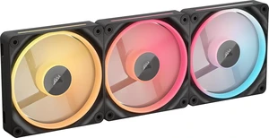iCUE Link LX120-R RGB 120mm PWM Reverse Fans Triple Fan Kit Low-Noise, Magnetic Dome Bearing, Dual Light Loops, QuikTurn Screws, Zero RPM Mode Black iCUE Link LX120-R RGB 120mm PWM Reverse Fans Triple Fan Kit Low-Noise, Magnetic Dome Bearing, Dual Light Loops, QuikTurn Screws, Zero RPM Mode Black