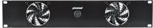 PROCOOL SXT280-E / 2U Silent Temp Controlled Rack Mount Fan/Airflow = Exhaust/Home Theater AV Cabinet Cooling Broadcast Network Server Recording Studio PROCOOL SXT280-E / 2U Silent Temp Controlled Rack Mount Fan/Airflow = Exhaust/Home Theater AV Cabinet Cooling Broadcast Network Server Recording Studio