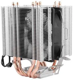 CPU Fan Radiator Cooler Heat Sink, Single Fan, 4 Heat Pipe, for LGA 1366, 1155, 775, High Efficiency, Low Power Consumption CPU Fan Radiator Cooler Heat Sink, Single Fan, 4 Heat Pipe, for LGA 1366, 1155, 775, High Efficiency, Low Power Consumption