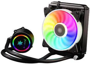 Professional Liquid CPU Radiator Water-Cooled Heat Sink with 120mm RGB Fan for Gaming Desktop Pcs, Silent Cooling System Compatible with High-Performance Processors Professional Liquid CPU Radiator Water-Cooled Heat Sink with 120mm RGB Fan for Gaming Desktop Pcs, Silent Cooling System Compatible with High-Performance Processors