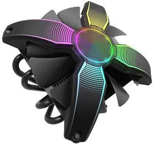 CPU Cooler Radiator Heatsink Silent 120mm 4Pin CPU Cooling for RGB PC Computer Case Fan CPU Cooler Radiator Heatsink Silent 120mm 4Pin CPU Cooling for RGB PC Computer Case Fan
