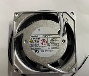 UP80B20 AC200V 7/6W 8025 8cm 2-Wire Cooling Fan UP80B20 AC200V 7/6W 8025 8cm 2-Wire Cooling Fan
