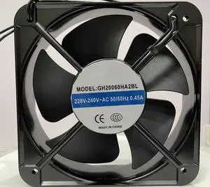 220/240V 0.45A 200X200X60MM 2-Wire Cooling Fan 220/240V 0.45A 200X200X60MM 2-Wire Cooling Fan