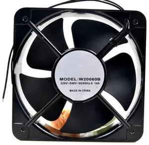 220/240V 0.14A 200X200X60MM 2-Wire Cooling Fan 220/240V 0.14A 200X200X60MM 2-Wire Cooling Fan
