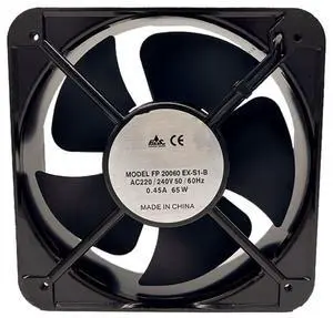 220/240V 0.45A 65W 2500RPM 200X200X60MM 2-Wire Cooling Fan 220/240V 0.45A 65W 2500RPM 200X200X60MM 2-Wire Cooling Fan