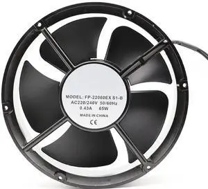 220/240V 0.43A 65W 220X220X60MM 2-Wire Cooling Fan 220/240V 0.43A 65W 220X220X60MM 2-Wire Cooling Fan