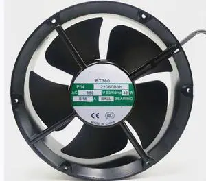 380V 0.16A 40W 220X220X60MM 2-Wire Cooling Fan 380V 0.16A 40W 220X220X60MM 2-Wire Cooling Fan
