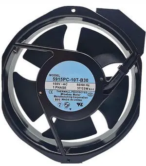 for 5915PC-10T-B30 100V 33/37W 172X150X38MM Cooling Fan for 5915PC-10T-B30 100V 33/37W 172X150X38MM Cooling Fan