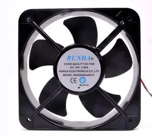 RS2006B24SH-S 200x200x60mm 24V 3.80A 2-Wire Cooling Fan RS2006B24SH-S 200x200x60mm 24V 3.80A 2-Wire Cooling Fan