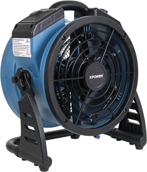 XPOWER Misting Fan FM-65B, Battery Operated, Rechargeable, Outdoor Cooling, Oscillating, High Velocity, Variable Speed, Camping, Patios, 14 In XPOWER Misting Fan FM-65B, Battery Operated, Rechargeable, Outdoor Cooling, Oscillating, High Velocity, Variable Speed, Camping, Patios, 14 In
