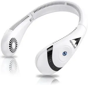 ALPHACOOL Portable Neck Fan Bladeless Fan Design for Cooling While Running and Hiking Up to 18 Hours of Battery ALPHACOOL Portable Neck Fan Bladeless Fan Design for Cooling While Running and Hiking Up to 18 Hours of Battery